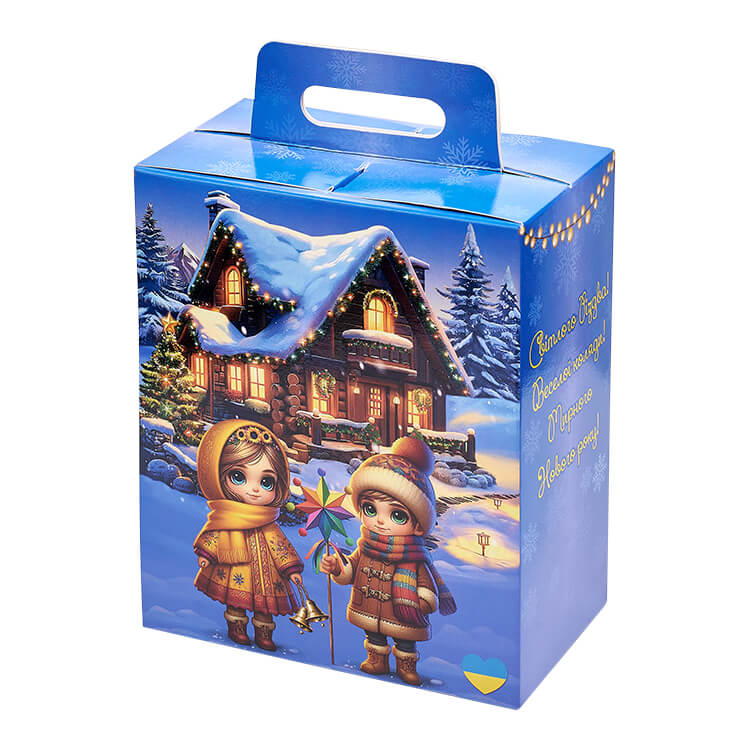 Сладкие подарки в картонной упаковке